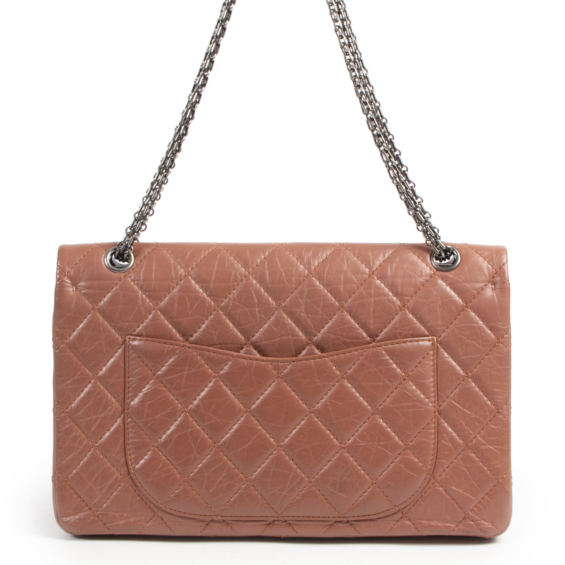 Koop en verkoop uw authentieke designer Chanel 2.55 Reissue 227 Vieux Rose bij Labellov
