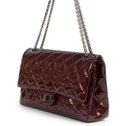 Chanel 2.55 Reissue 226 Patent Burgundy Flap Bag