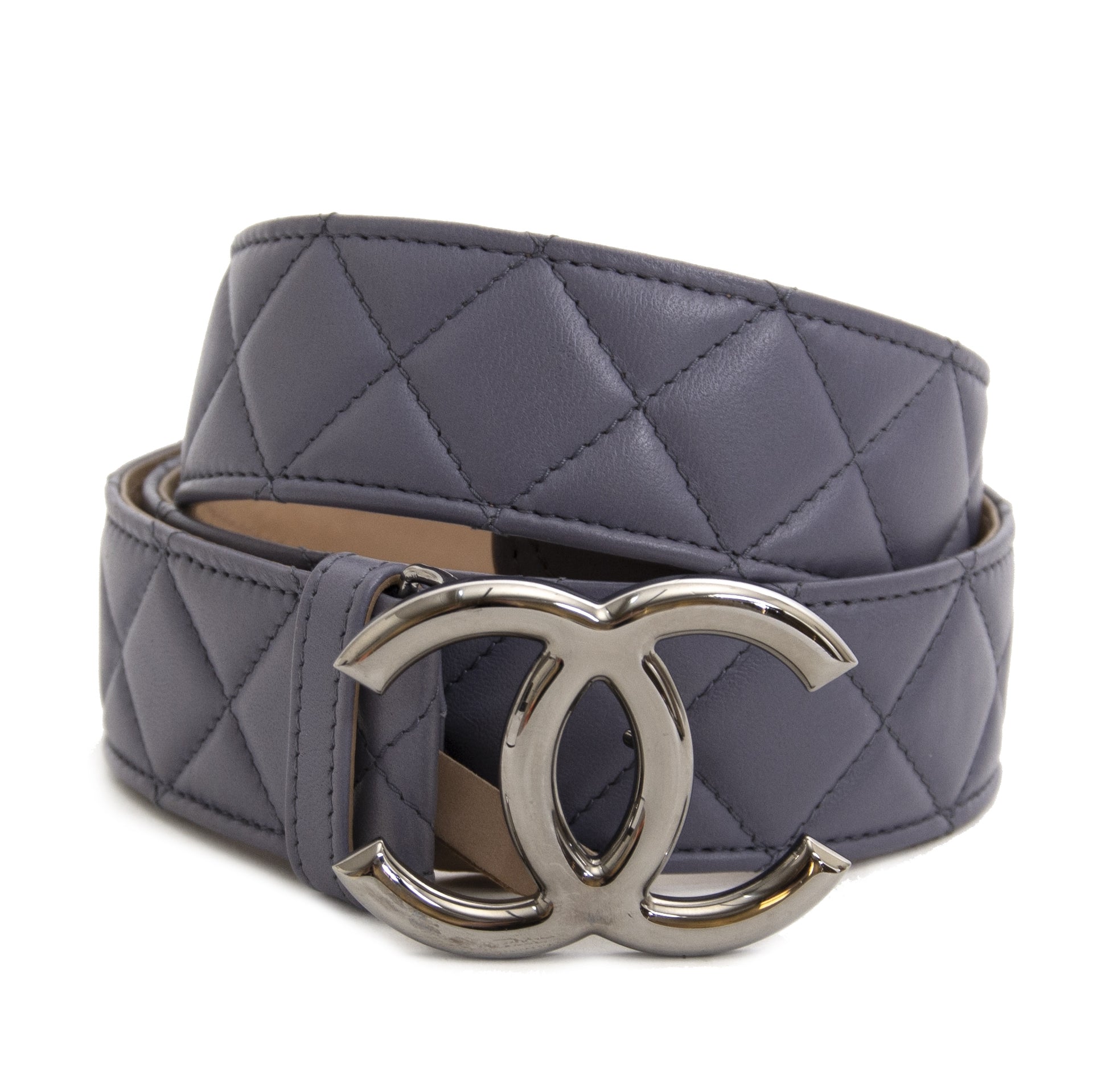 shop safe online secondhand Chanel Lavender Belt - Size 90