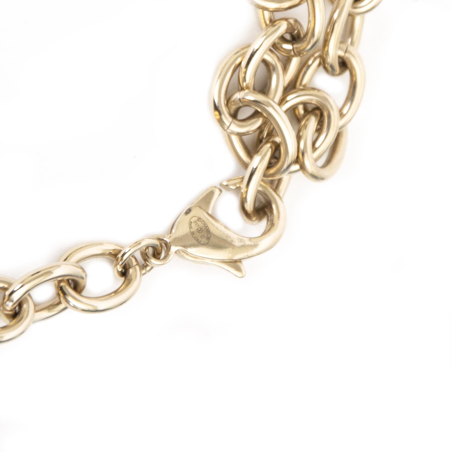 Chanel Logo Chain Belt for sale online at Labellov secondhand luxury