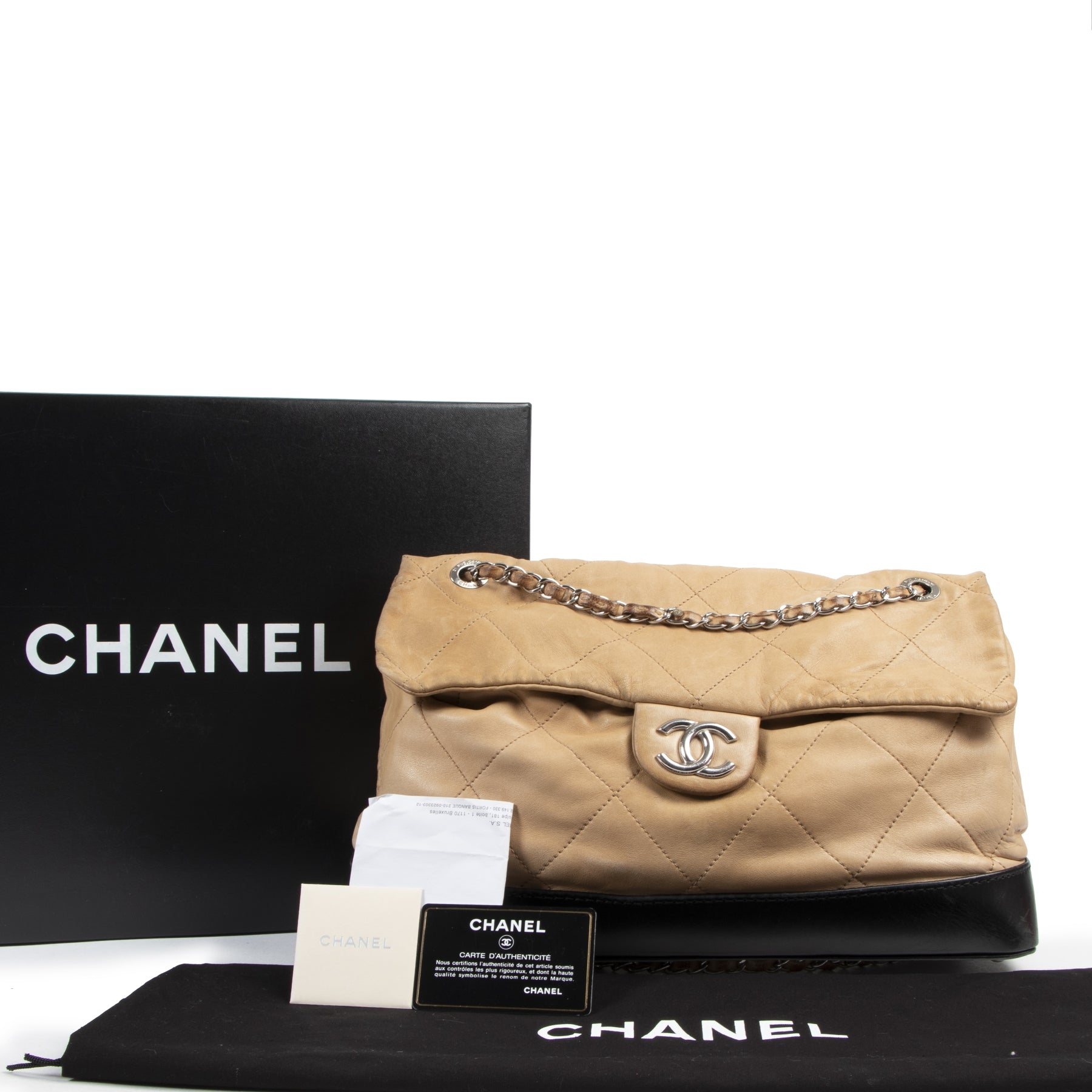 Chanel Classic Brown Rabat Shoulder Bag