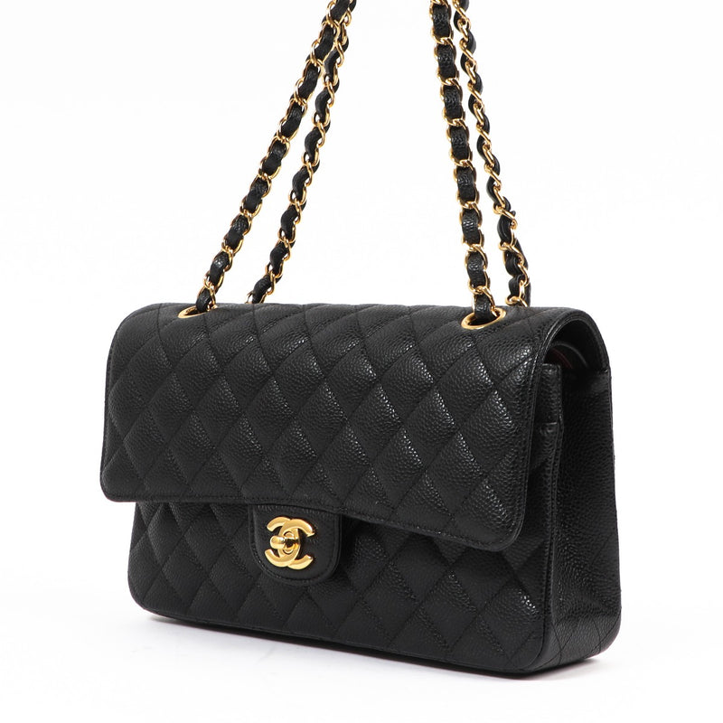 Chanel Black Caviar Classic Flap Bag