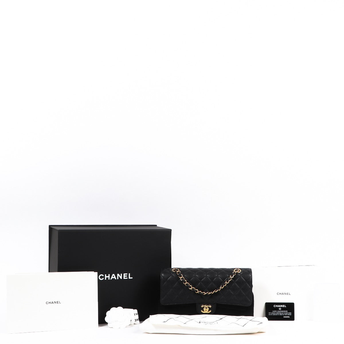Authentic second hand Chanel Classic Flap bag by labellov.com