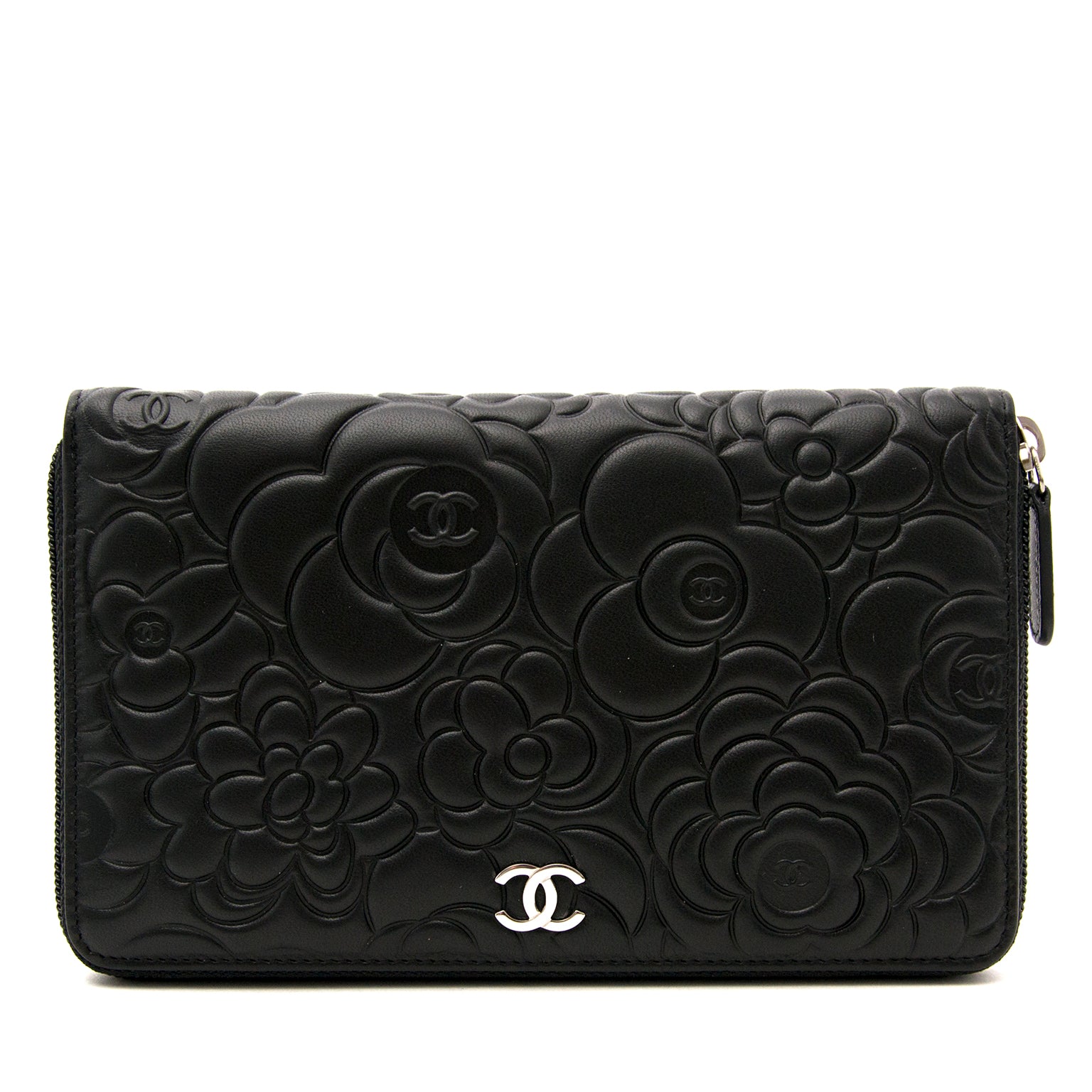 Acheter secur en ligne votre pochette Chanel en cuir noir pour le meilleur prix chez Labellov seconde-mains en Anvers