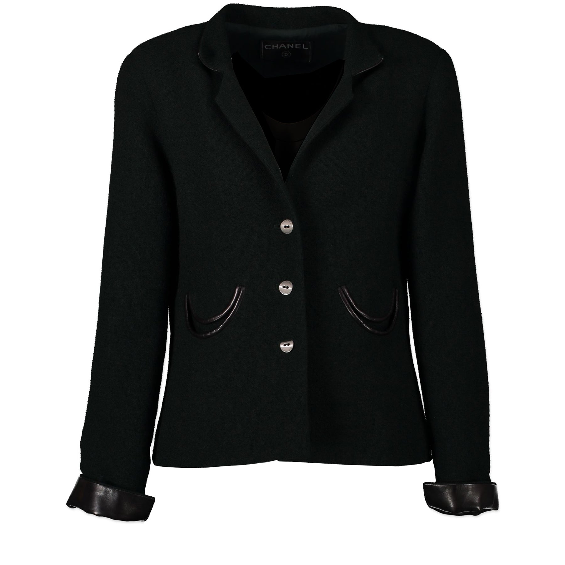 Buy authentic Chanel Green Jacket at the right price online safe and secure LabelLOV luxury brand webshop Antwerp Belgium