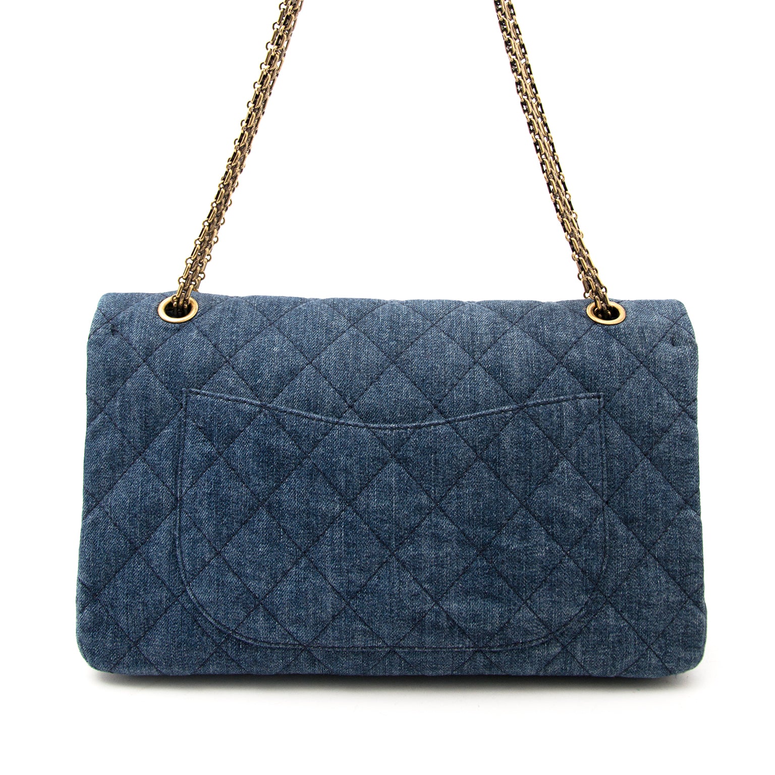 Chanel Distressed Quilted Denim 2.55 Reissue Classic Flap Bag at the best price 2017