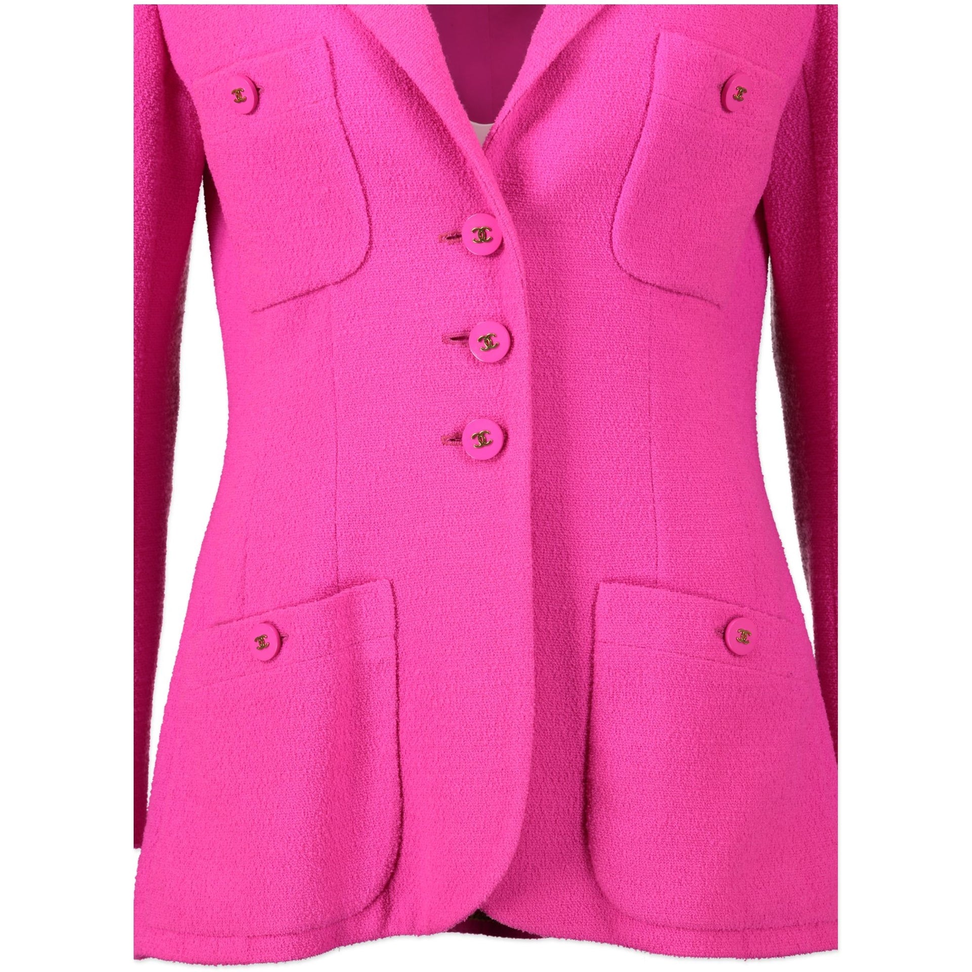 Chanel Hot Pink Bouclé Jacket