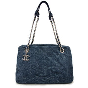 Looking for a Chanel Denim Embroidered Camellia Shopper Tote Bag?