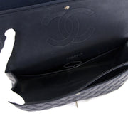 Chanel Maxi Dark Blue Double Classic Flap Bag aan de beste prijs bij labellov.com