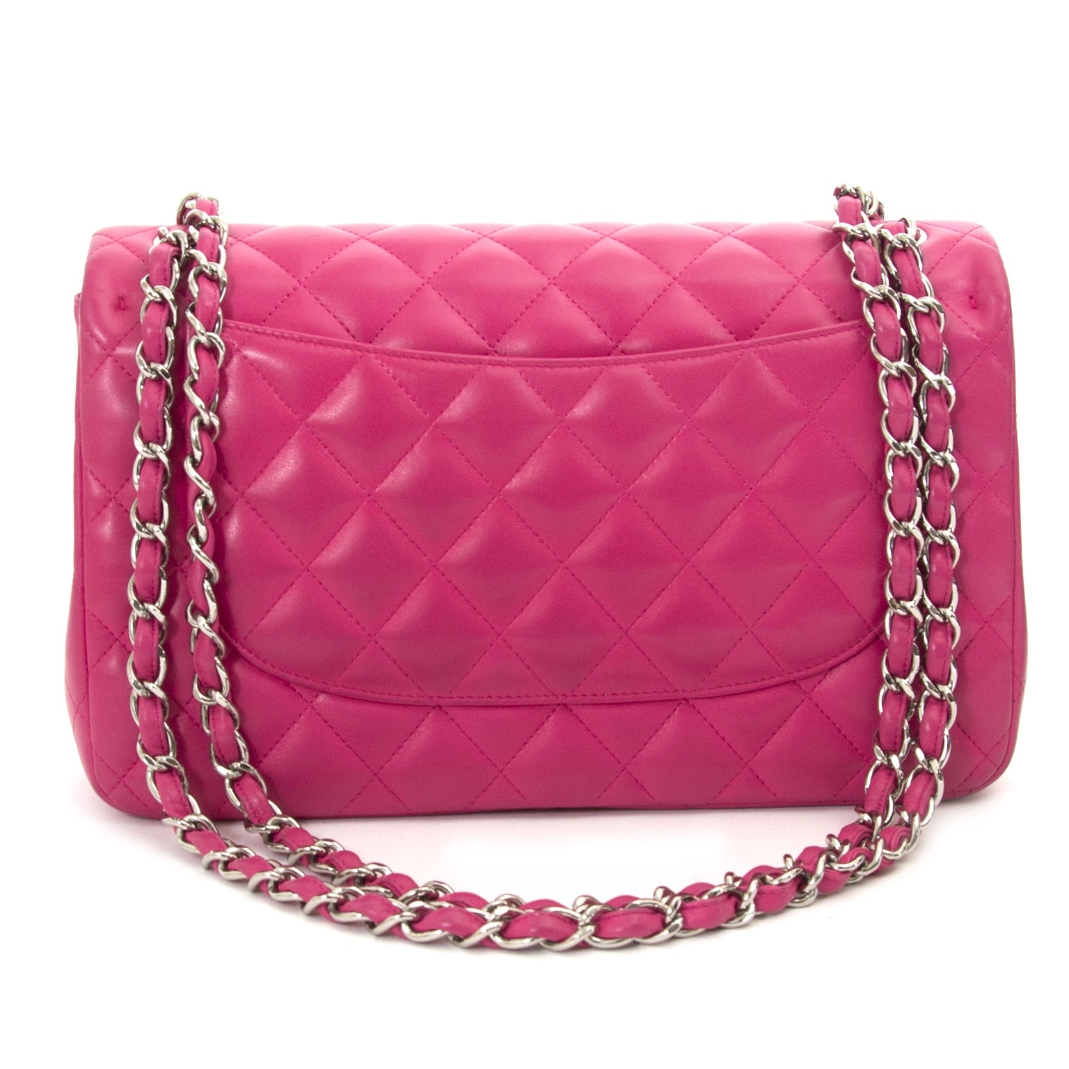 Chanel Bubblegum Pink Jumbo Double Classic Flap Bag PHW achetez secur en ligne votre sac pour le meilleur prix chez Labellov à Anvers
