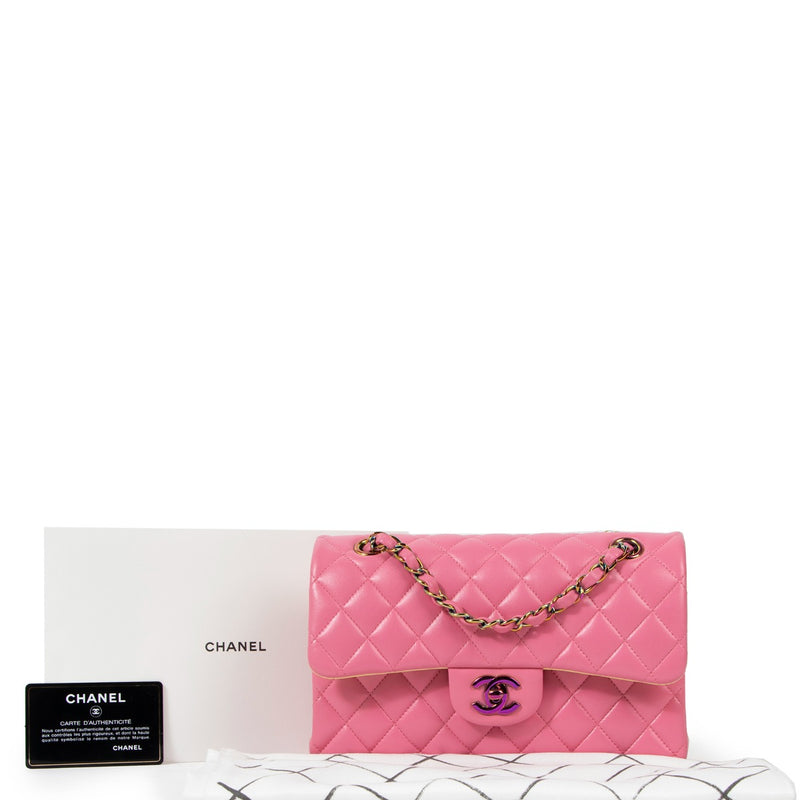 Shop authentic second hand limited edition luxury designer chanel rainbow bag at labellov chanel brussel, chanel knokke, chanel antwerpen