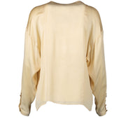 Chanel Silk Cream Blouse