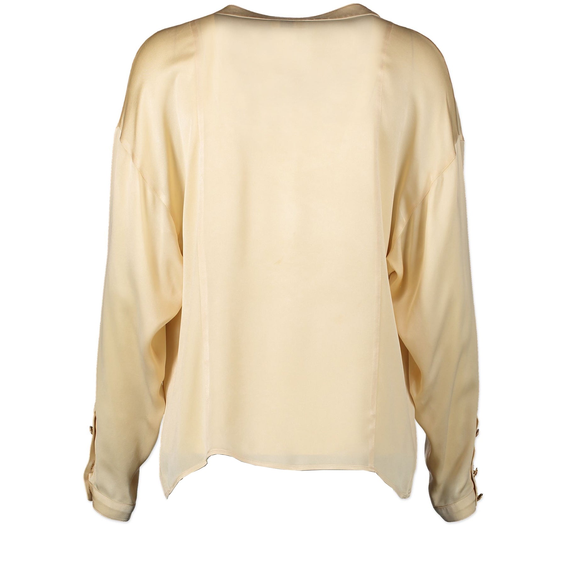 Chanel Silk Cream Blouse