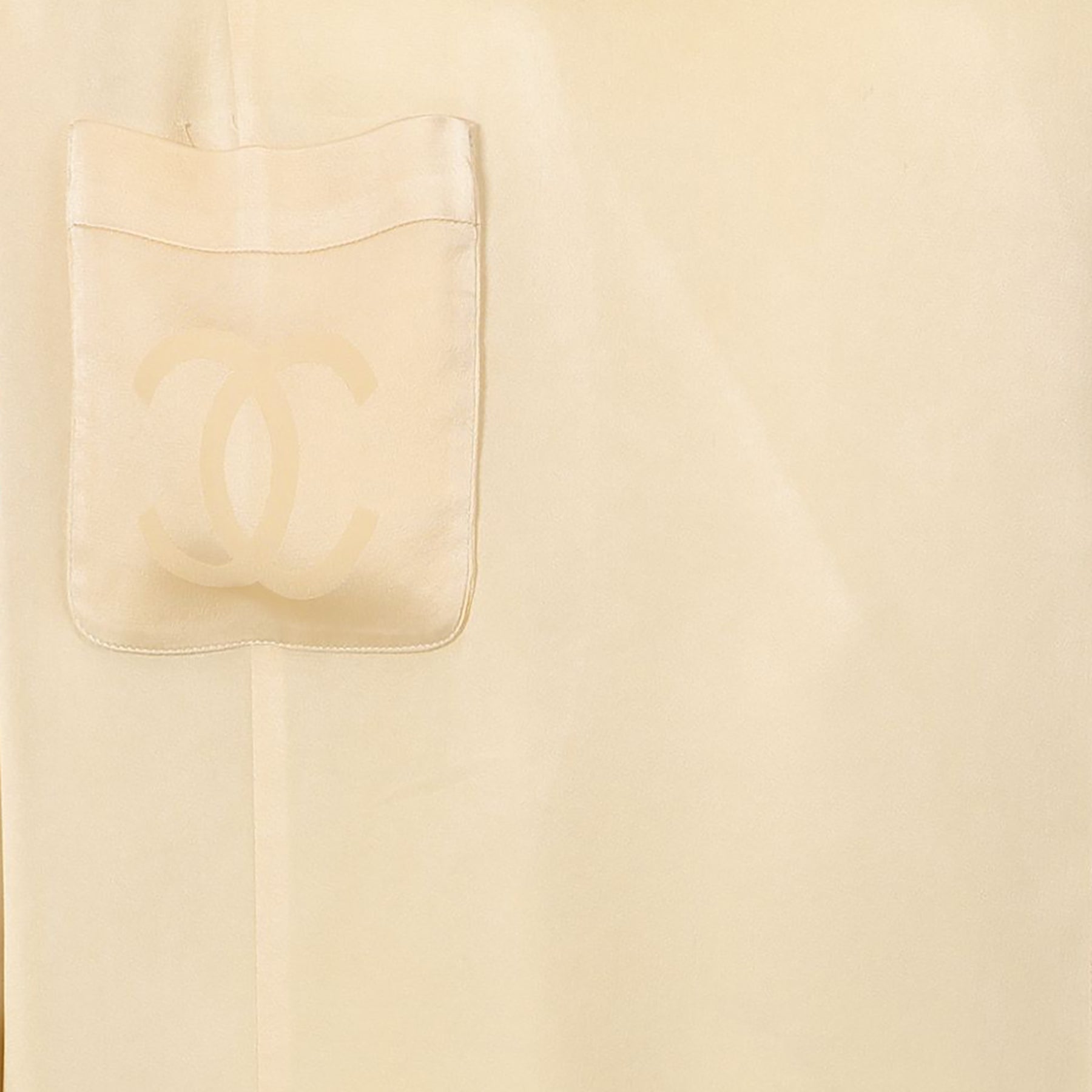 Chanel Silk Cream Blouse