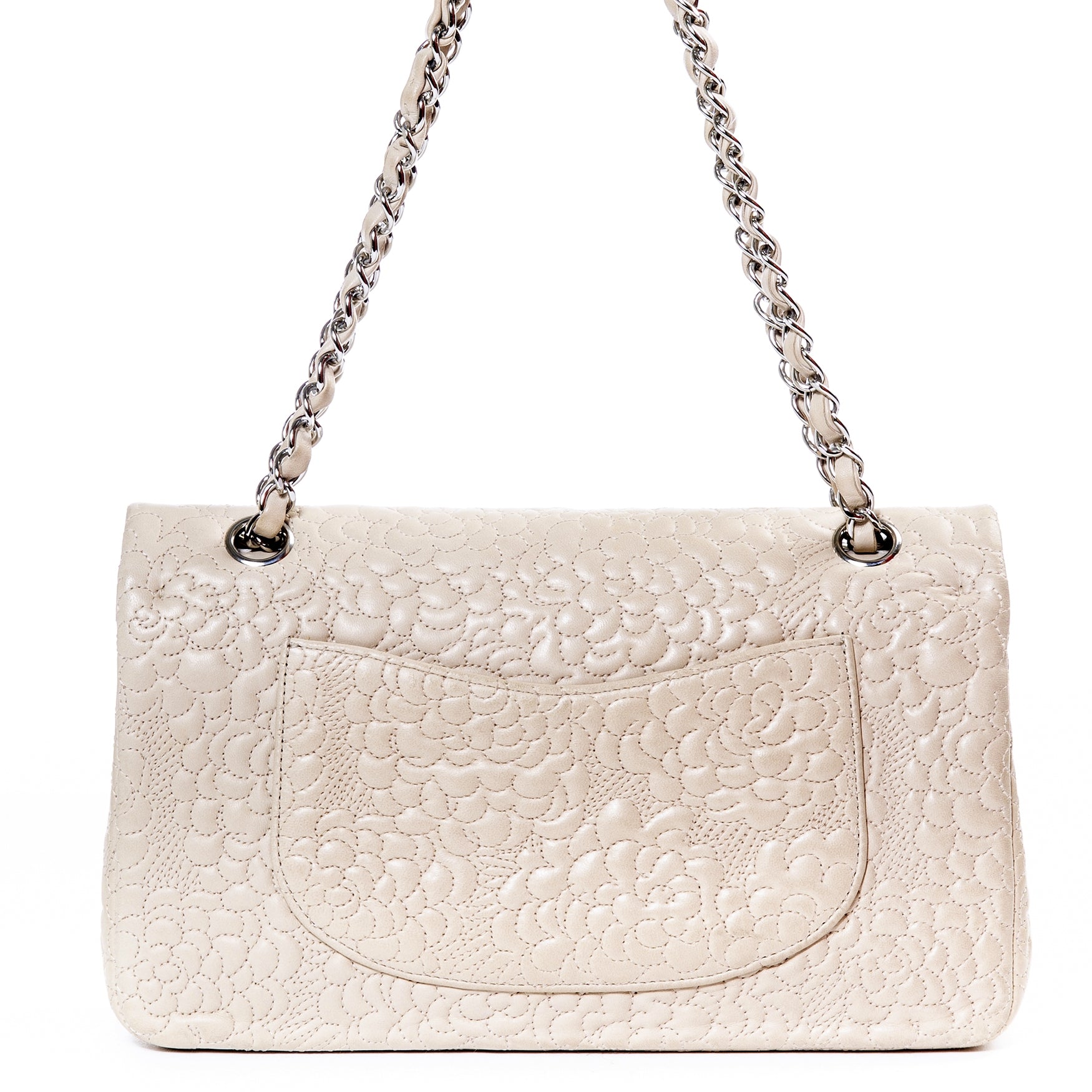achetez Chanel Classic Flapbag Quilted Flower Medium chez labellov