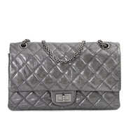 Chanel Metallic Silver 2.55 Reissue 277 Flap Bag Koop tweedehands handtassen Labellov eerlijke prijs betaal veilig Antwerpen België Chanel handtas flap bag vintage kopen online