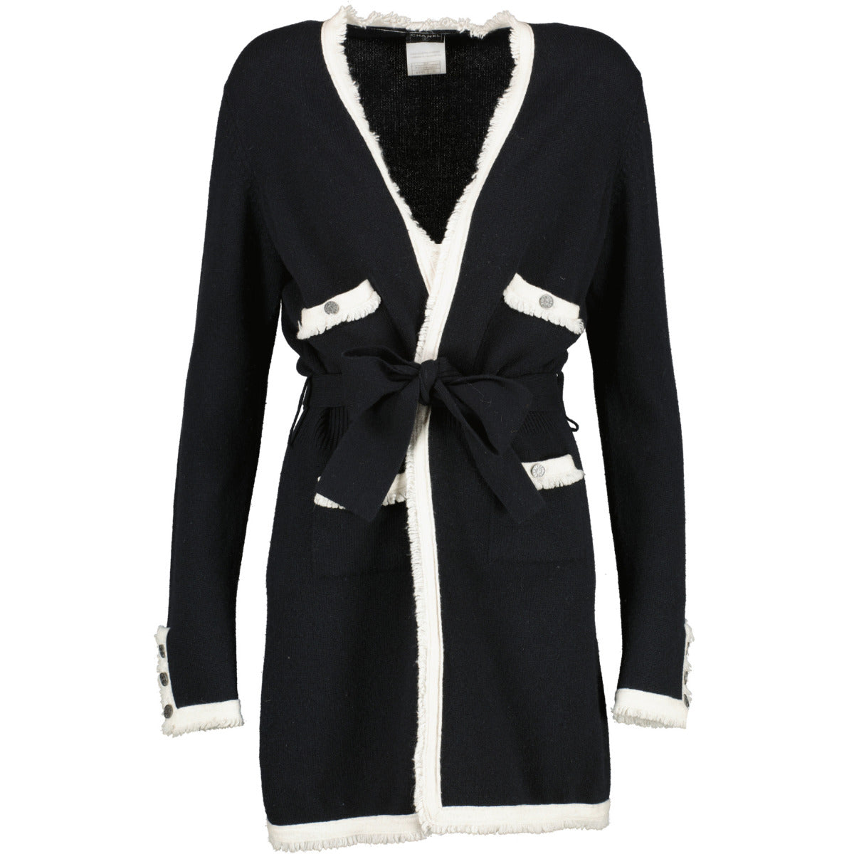 Chanel Black Cashmere Cardigan - FR40