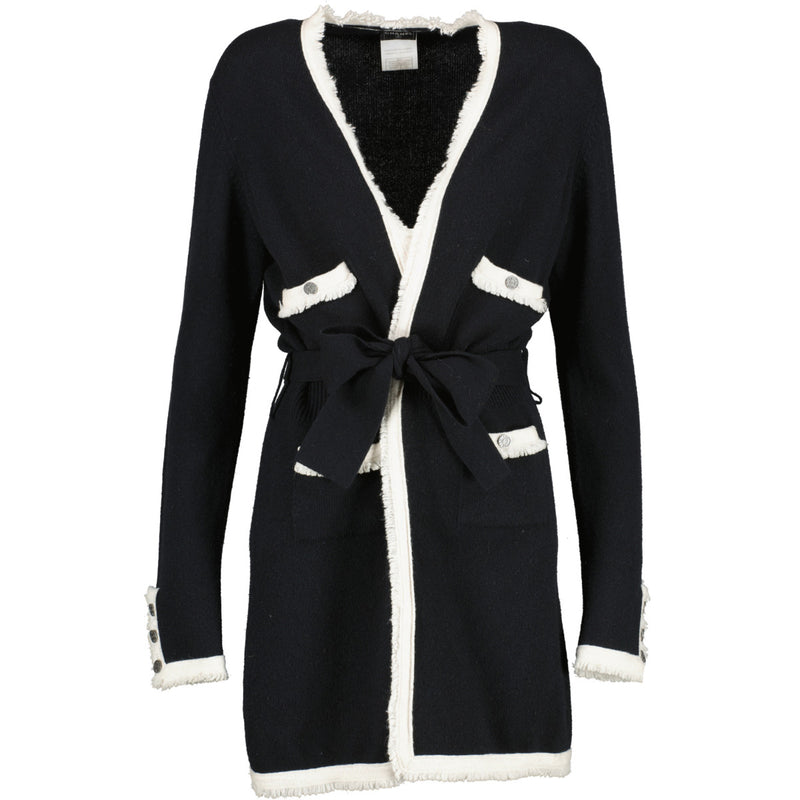 Chanel Zwart Kasjmier Vest - FR40