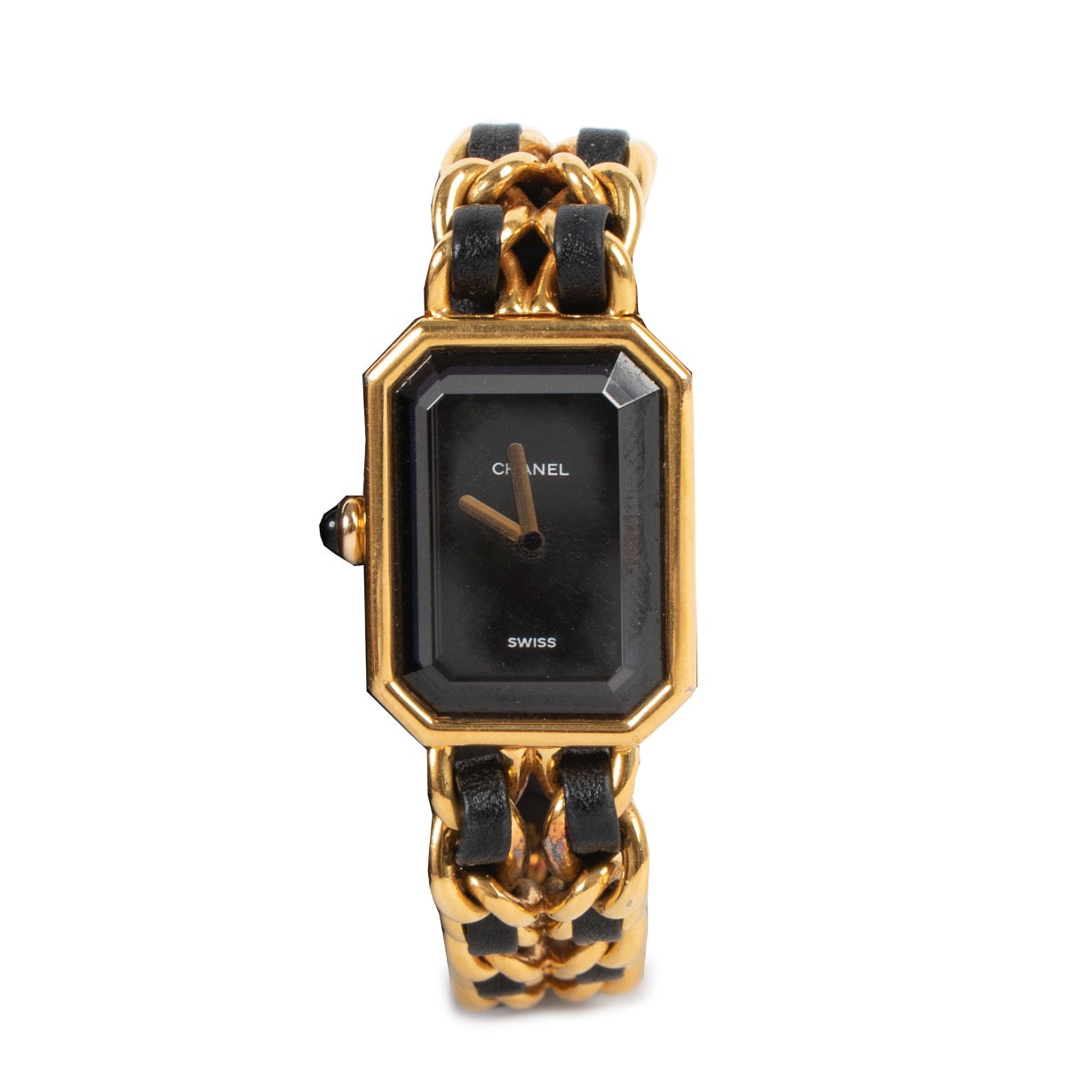 shop second hand vintage Chanel Première Rock Gold Plated Watch at labellov.com