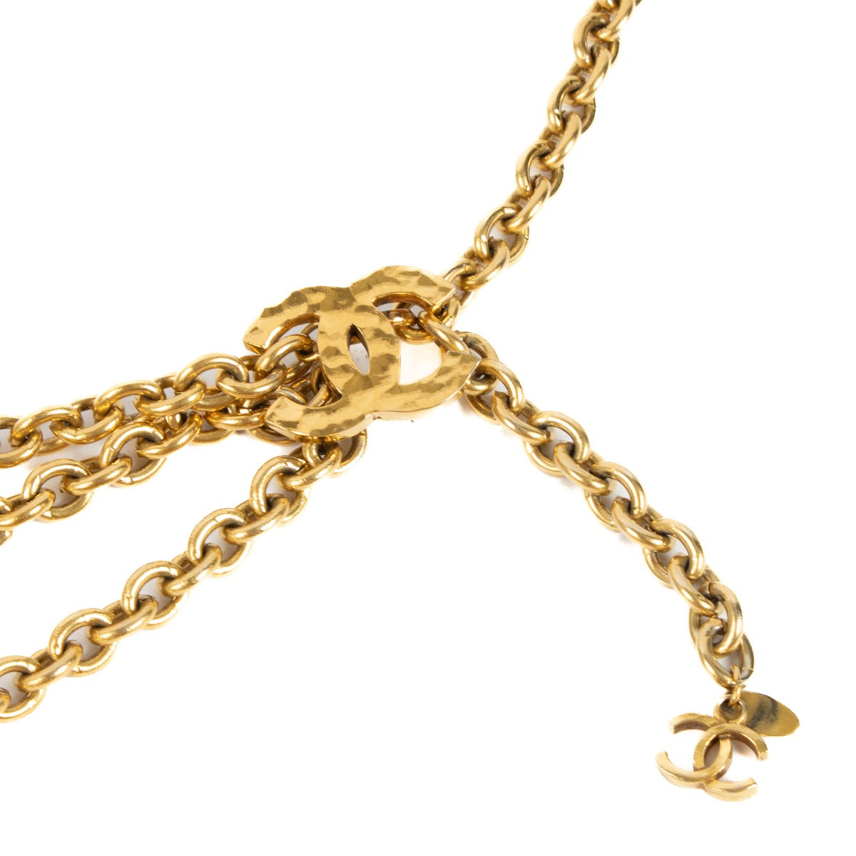 Chanel Vintage Gouden CC Kettingriem
