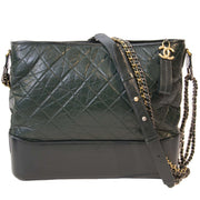 Chanel Green Gabrielle Hobo Bag Medium