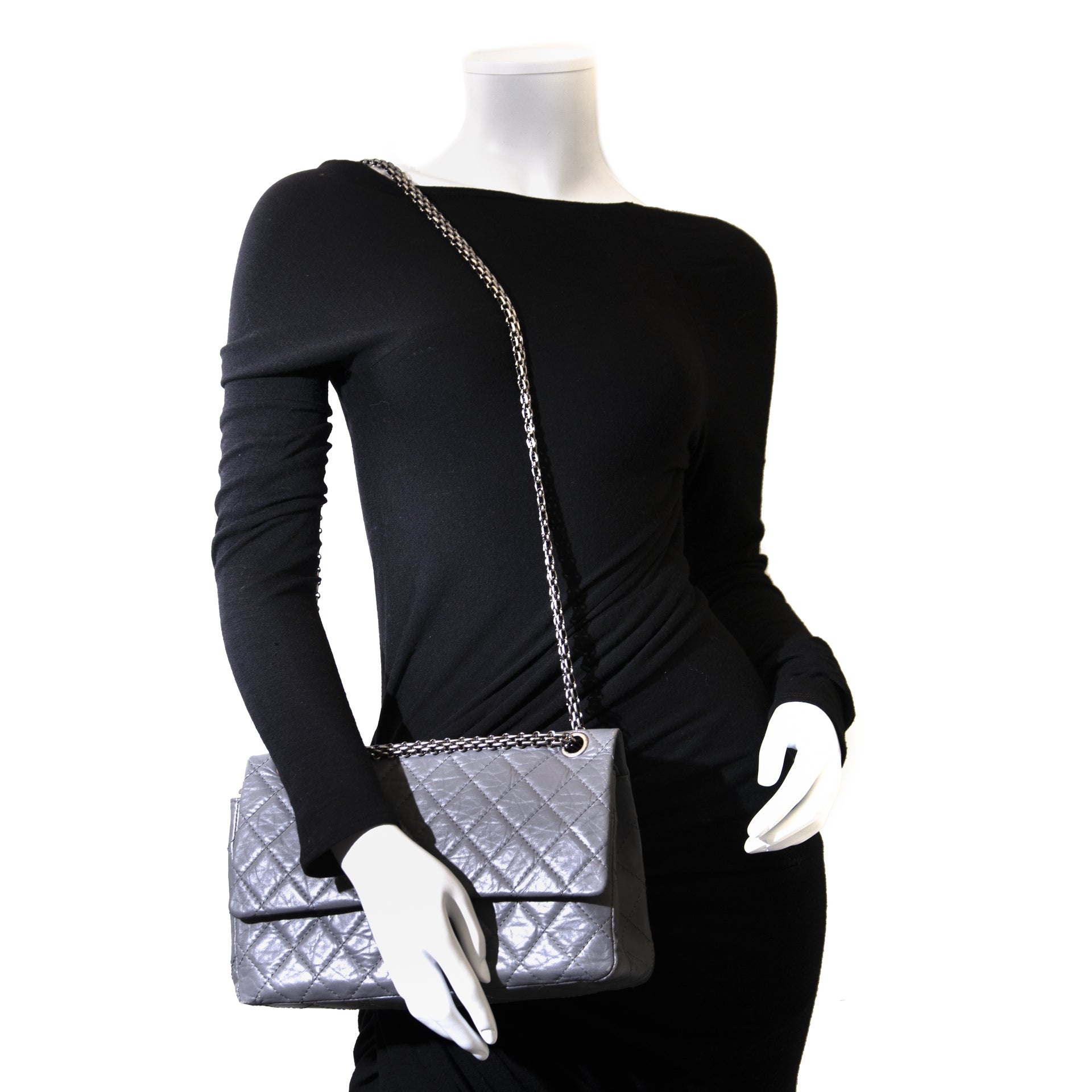 acheter en ligne seconde main koop veilig online jou tweedehands rey Aged Calfskin 2.55 Reissue 226 Flapbag