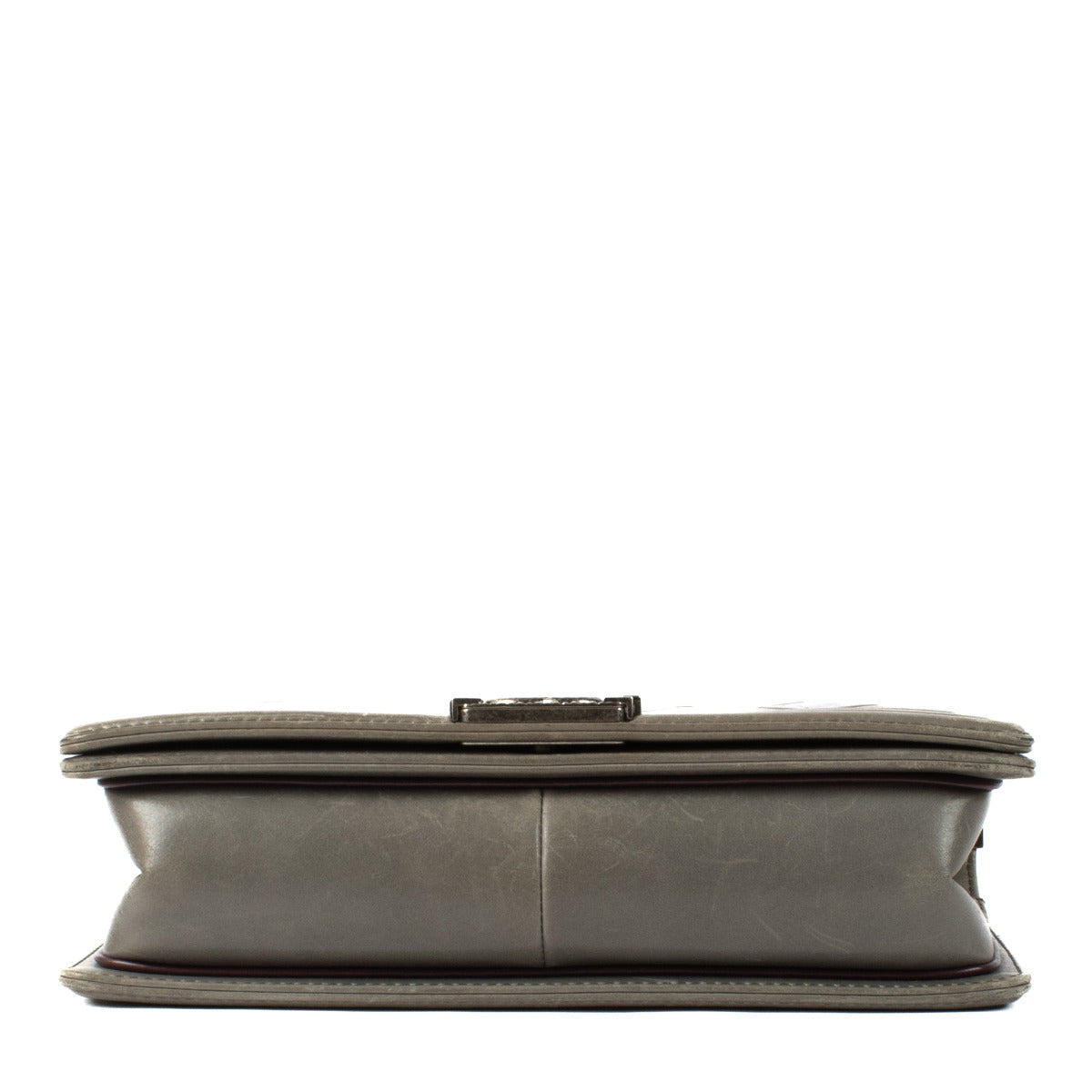 Chanel Paris-Salzburg Grey Calfskin Large Boy Bag
