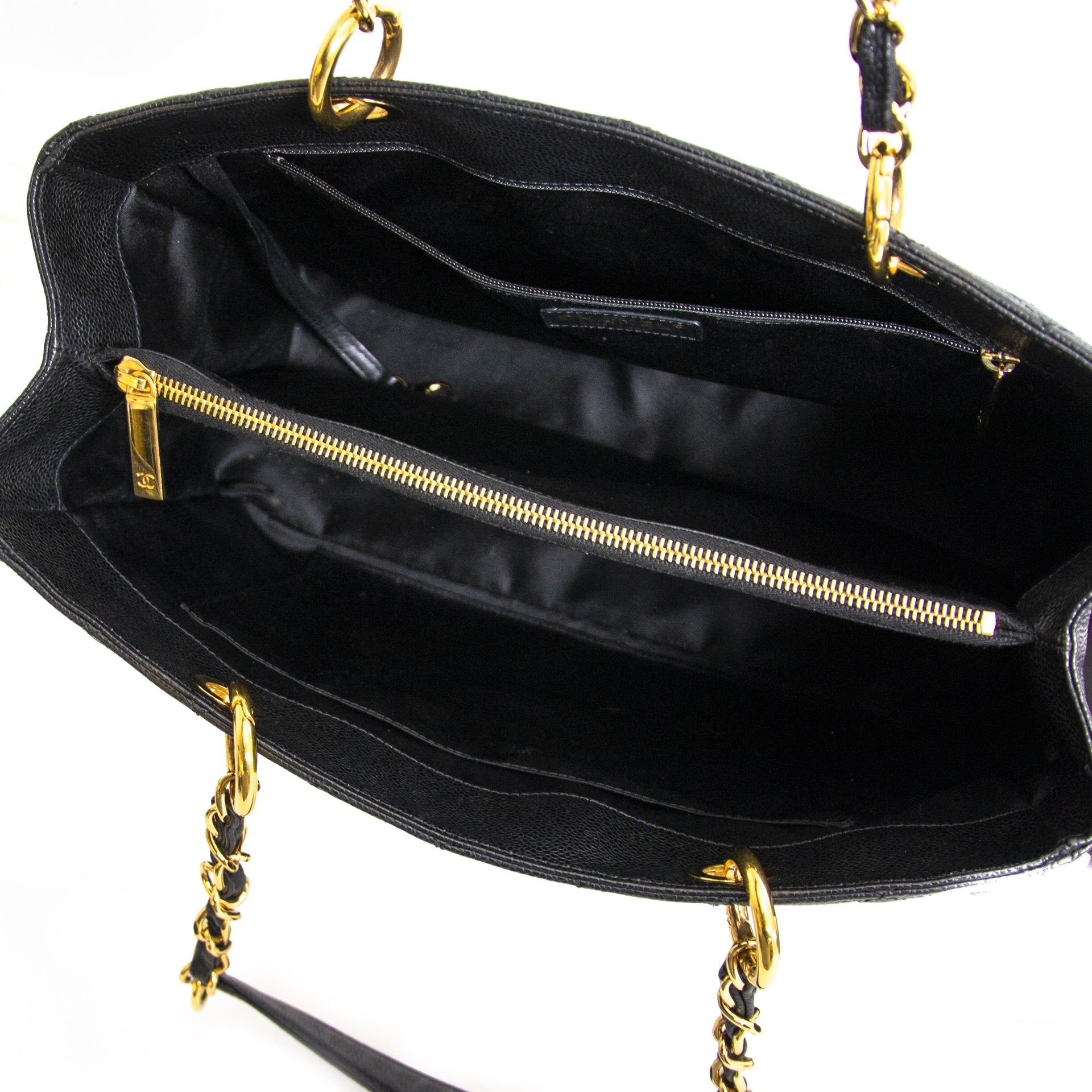 Chanel GST Black Caviar Shopping Tote Chanel GST Black Caviar Shopping Tote