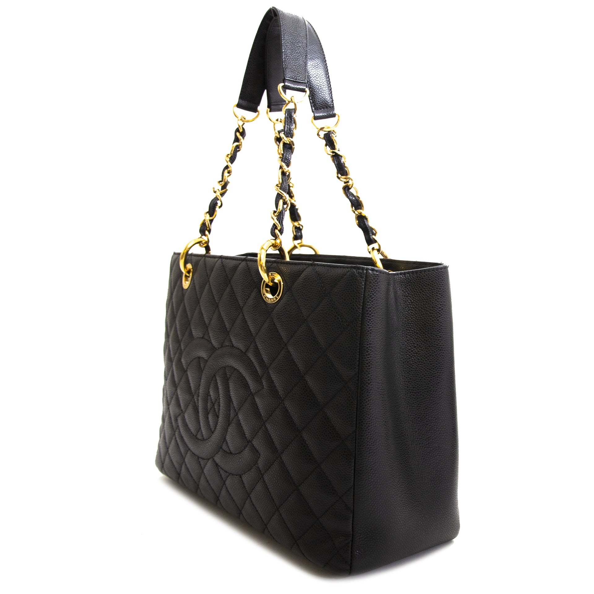 Chanel GST Black Caviar Shopping Tote as new 100% authentic