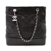 Chanel Shopper Tote Black for sale in Antwerp Belgium or online at Labellov, worldwide shipping and affordable designer items.