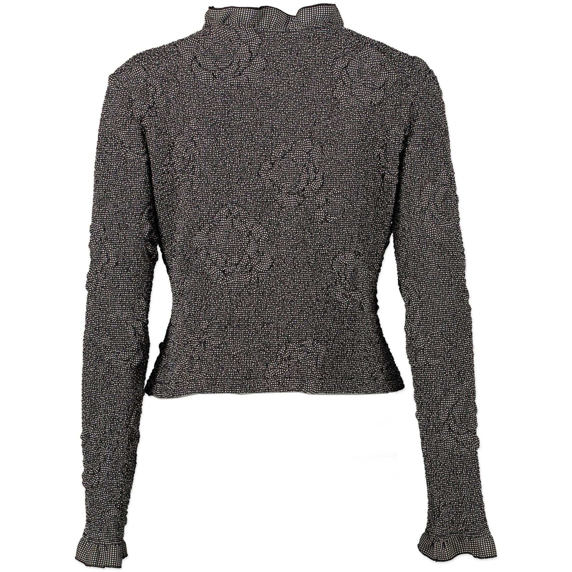Chanel Zwart-witte Camelia Gilet - maat FR42