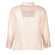 Chanel Camelia Cotton Shirt - size FR42
