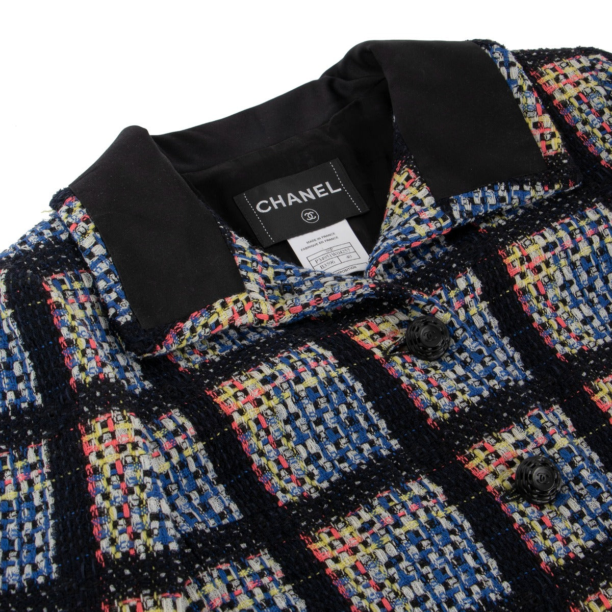 Chanel Spring 2009 Ribbon Tweed Jacket - Size FR40