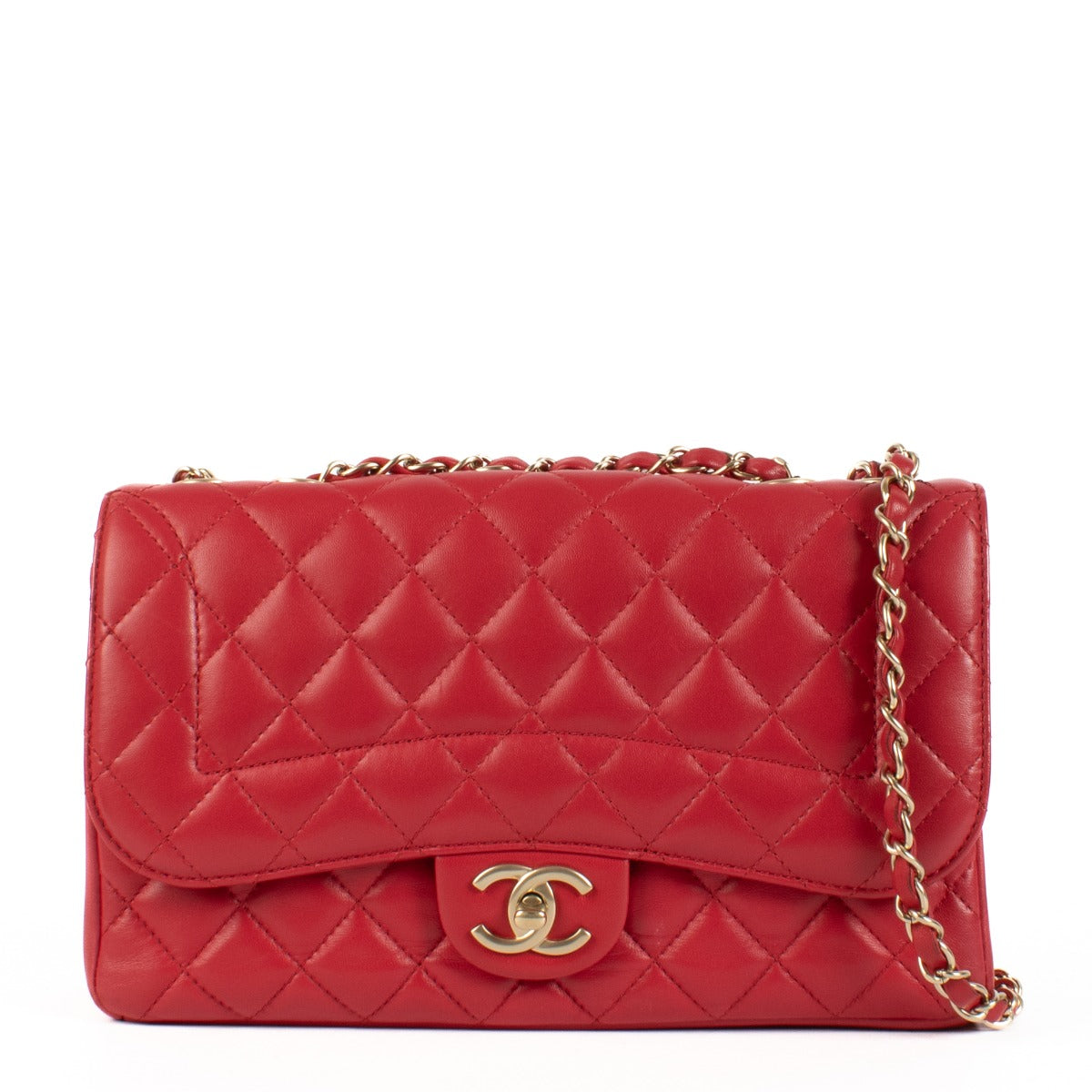 Chanel Framboise Lambskin Medium Diana Bag