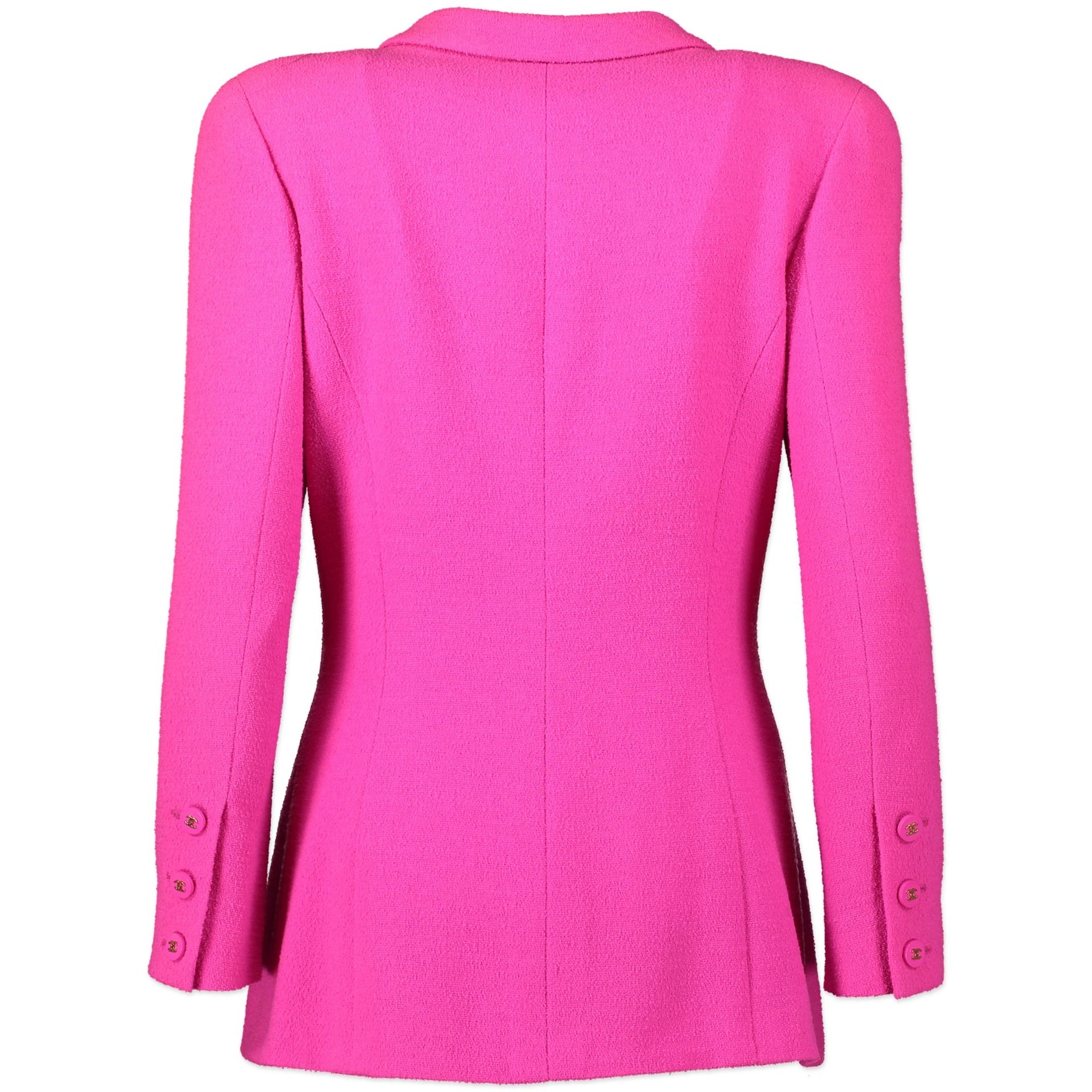 Chanel Hot Pink Bouclé Jacket