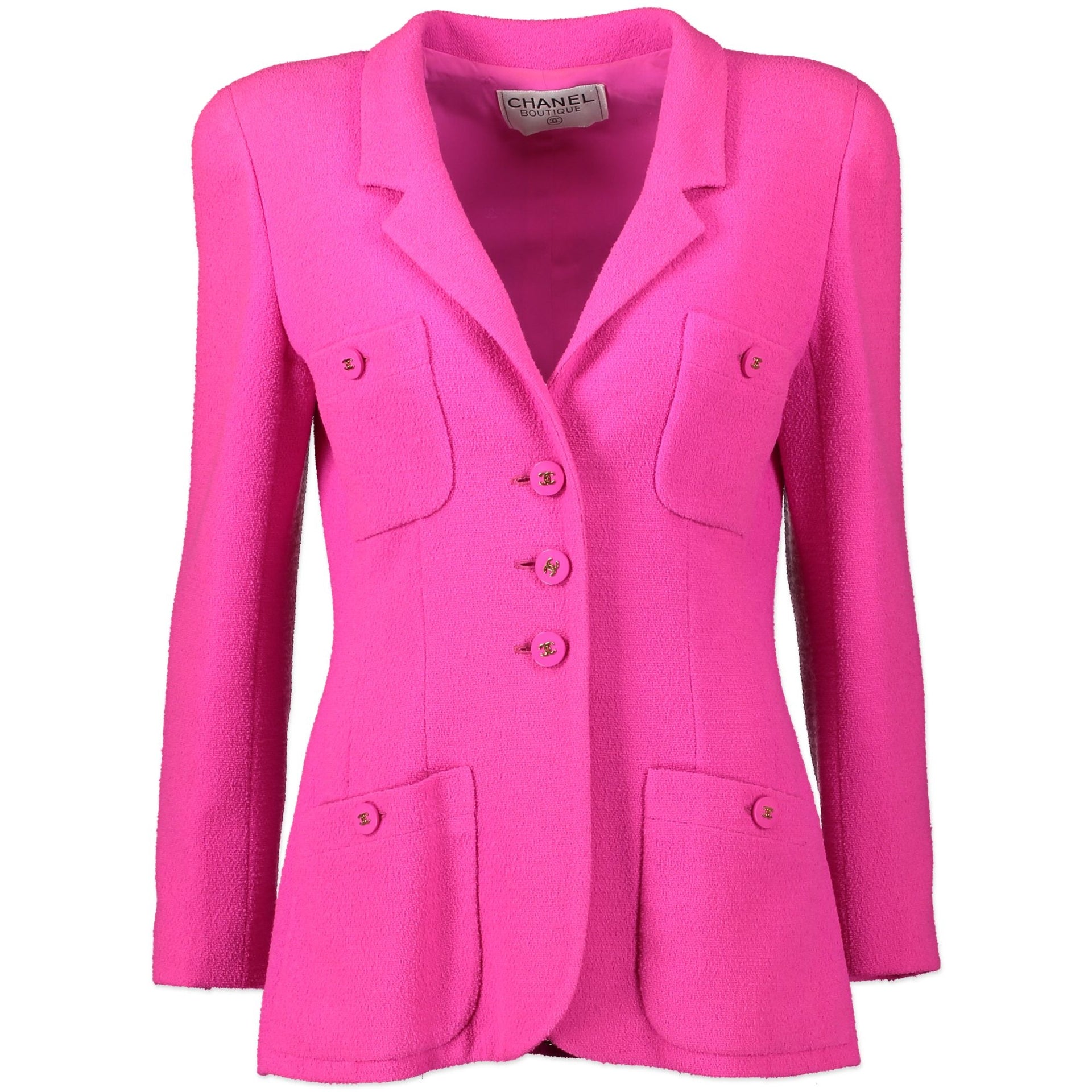 Chanel Hot Pink Bouclé Jacket