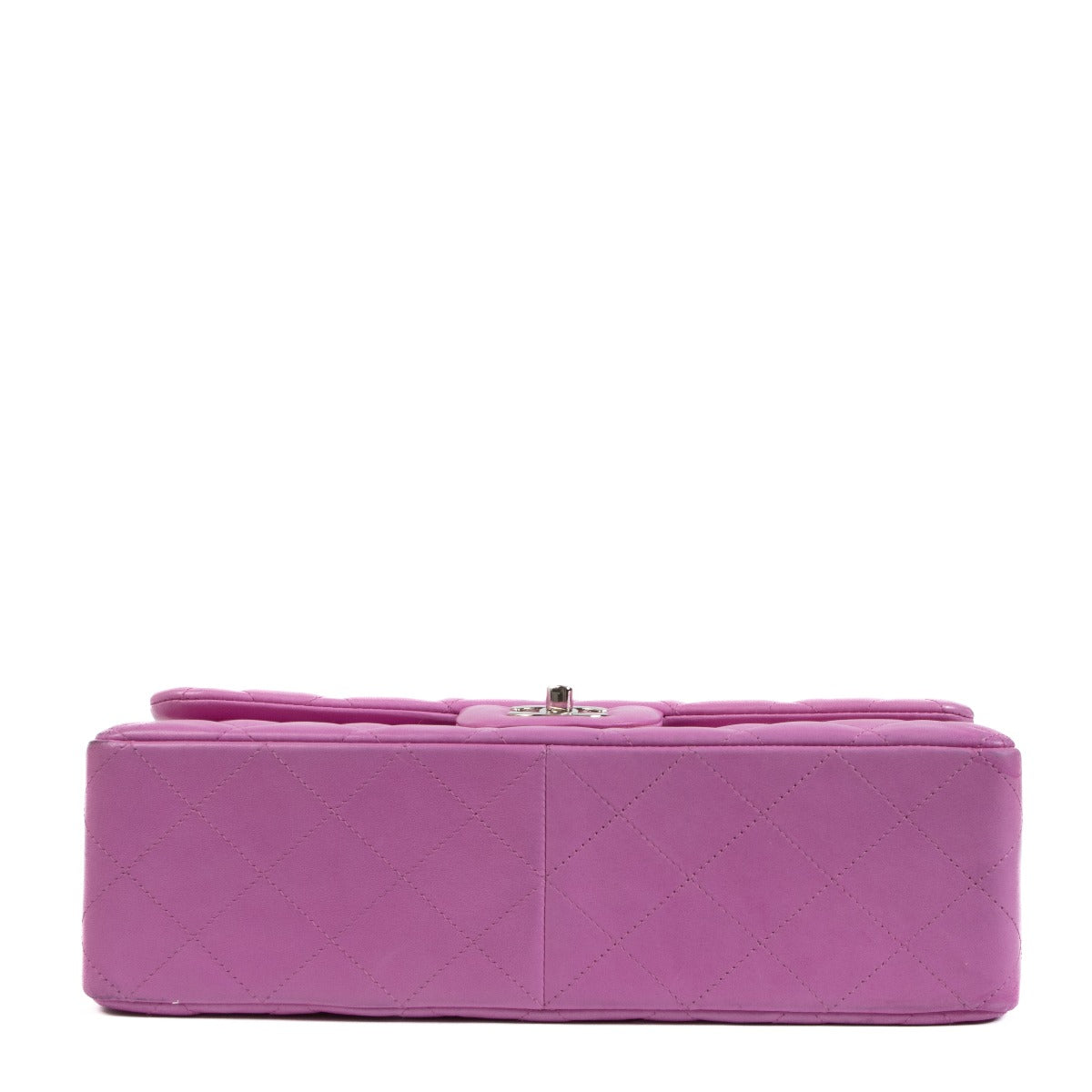 Authentic second hand Chanel Pink Lambskin Large Classic Flap Bag on www.labellov.com