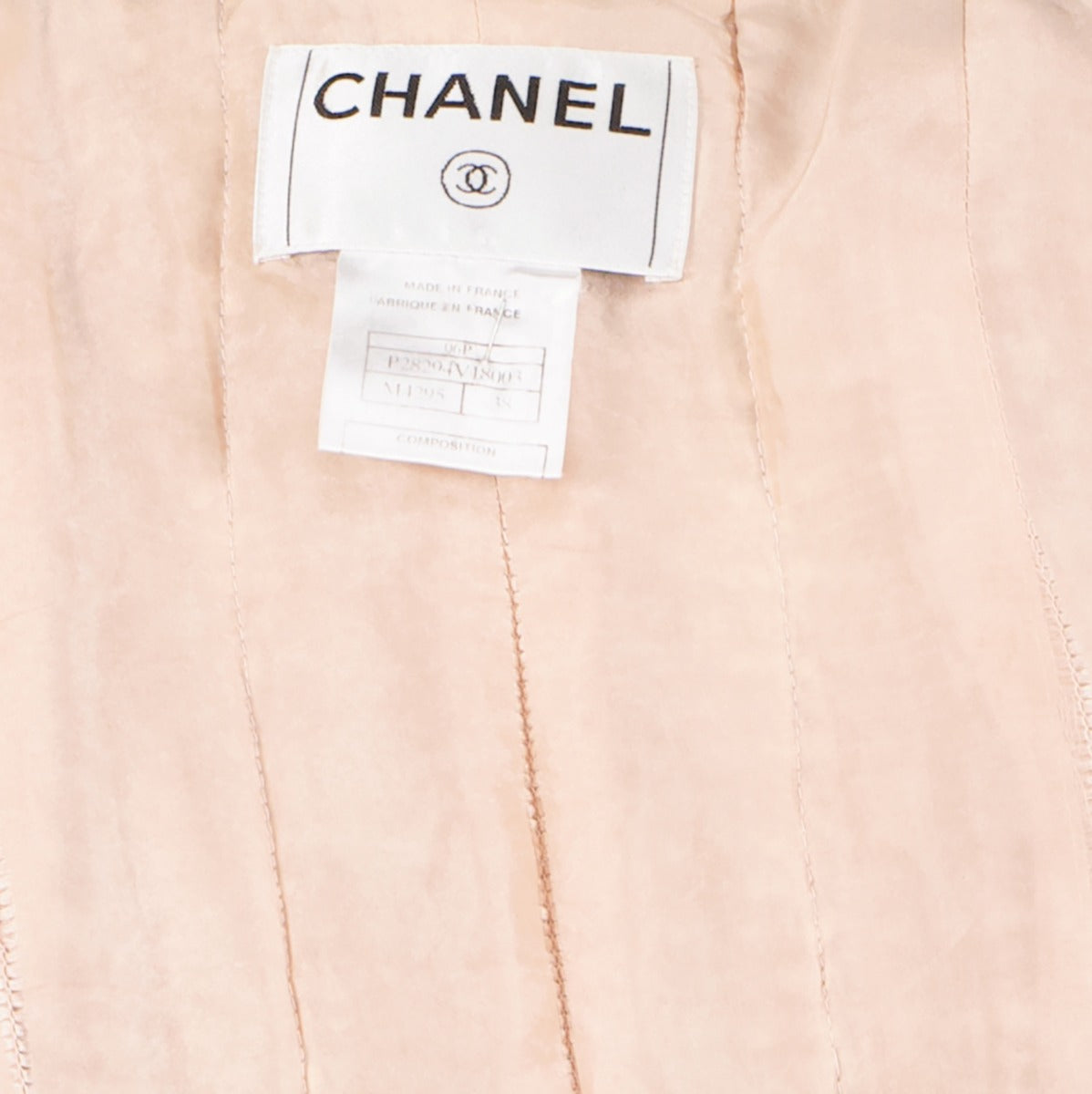 Chanel Lente 2006 Roze Tweed Franjes Metallic Klassiek Jasje - Maat FR38