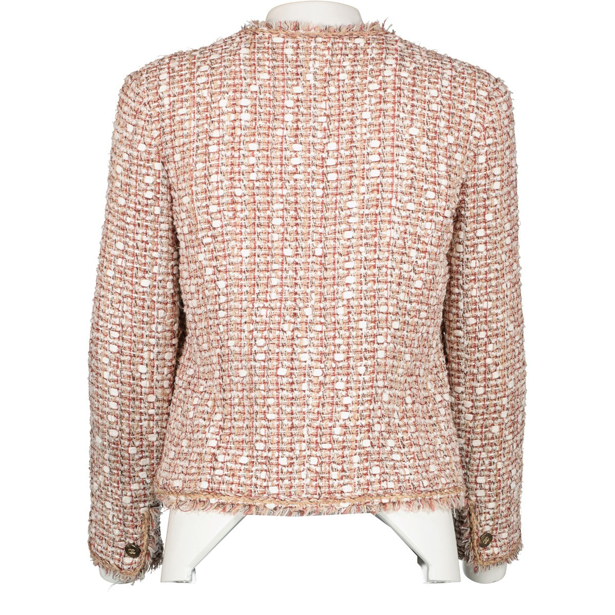 Chanel Spring 2006 Tweed Fringed Metallic Classic Jacket