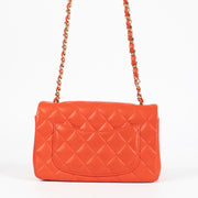 Authentic pre-loved Chanel Mini Rectangular Red Lambskin GHW on Labellov.com