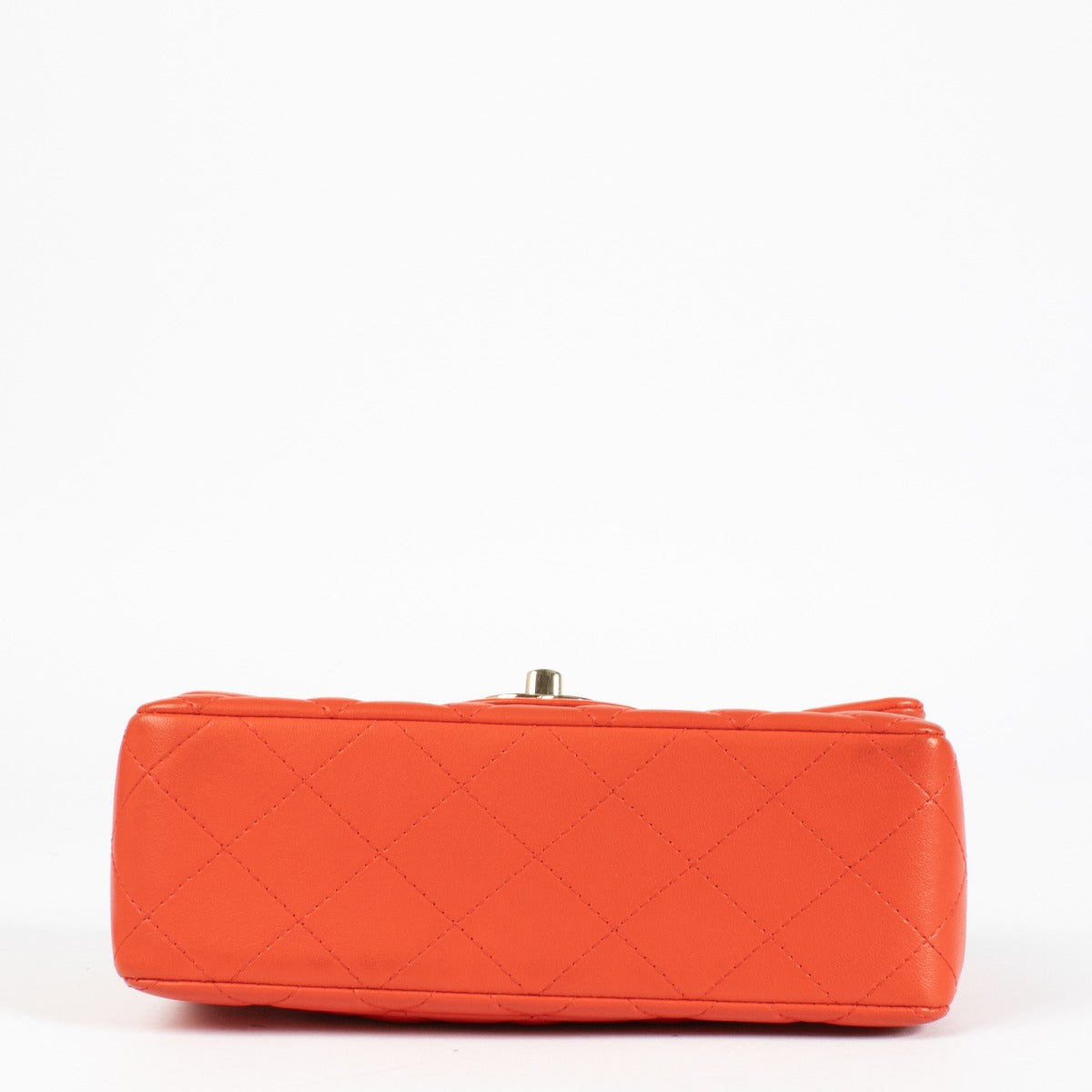 Authentic pre-loved Chanel Mini Rectangular Red Lambskin GHW on Labellov.com