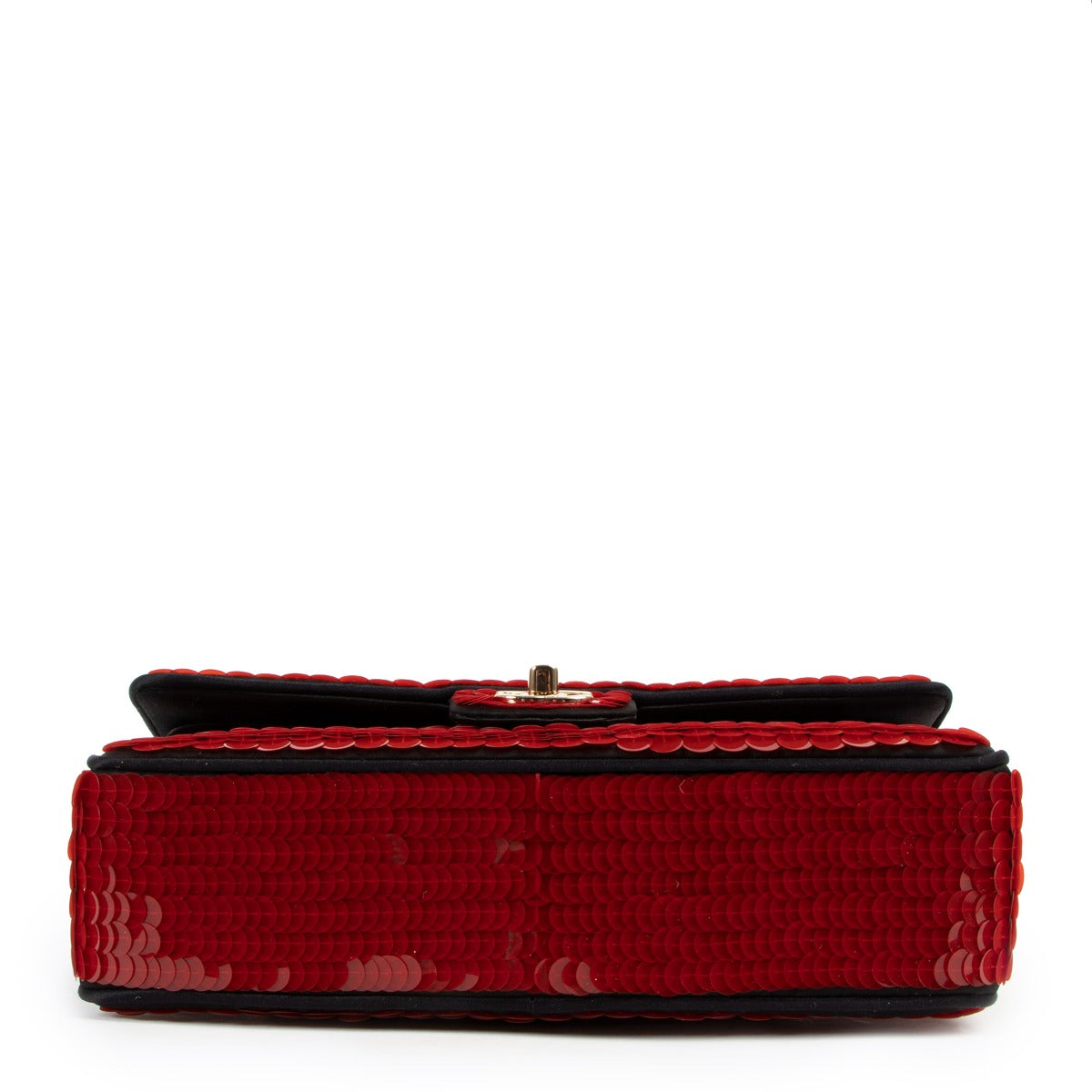 Chanel Pre-Fall 2010 Red Sequin Paris-Shanghai Medium Classic Flap Bag