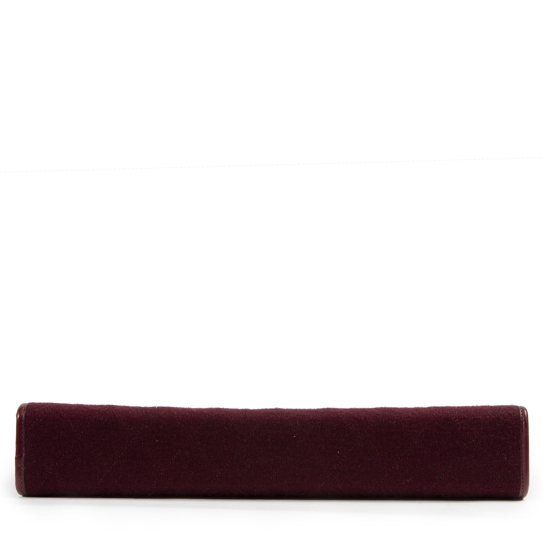 Chanel Bordeaux Matelasse CC Clutch