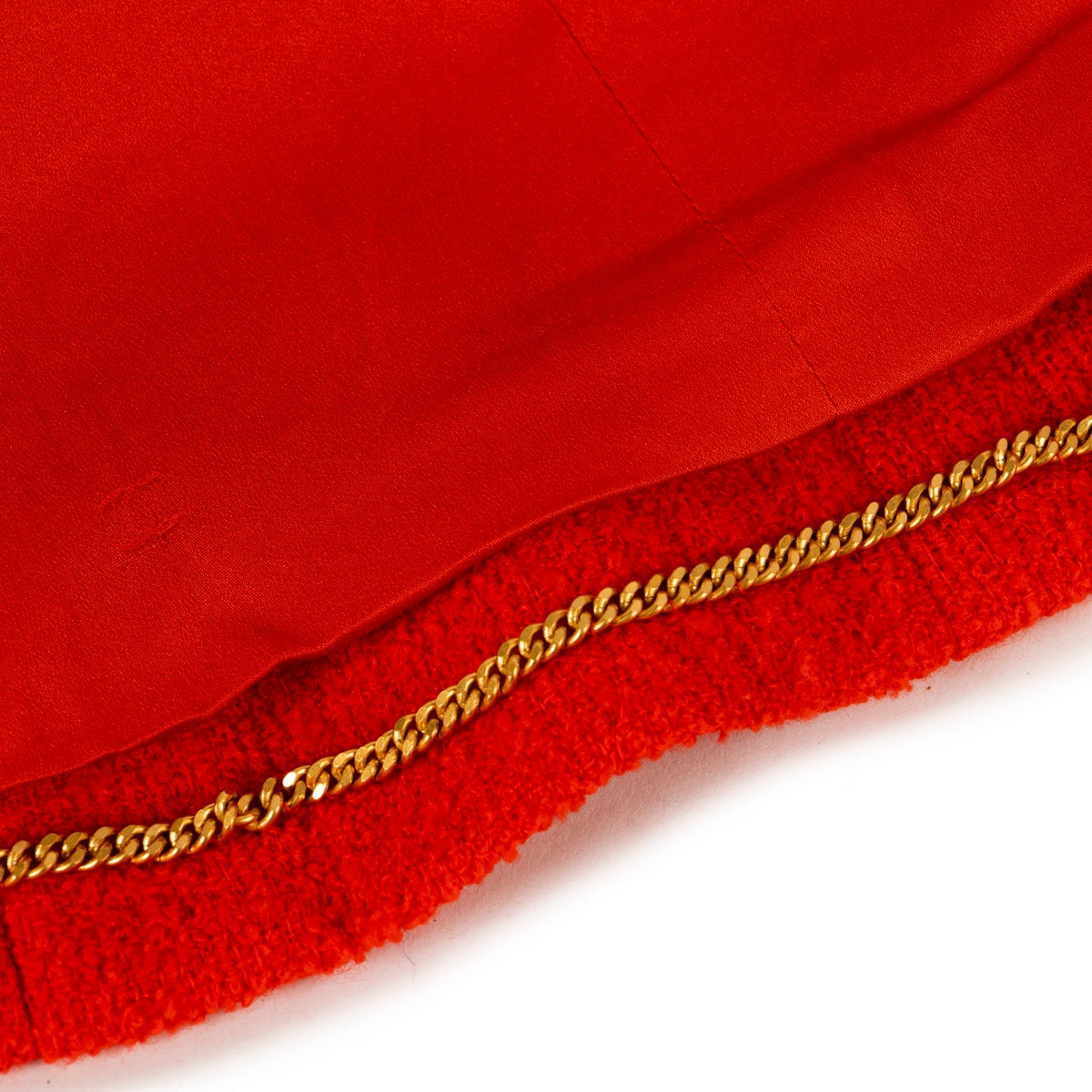Chanel Fall 1996 Red Tweed Jacket