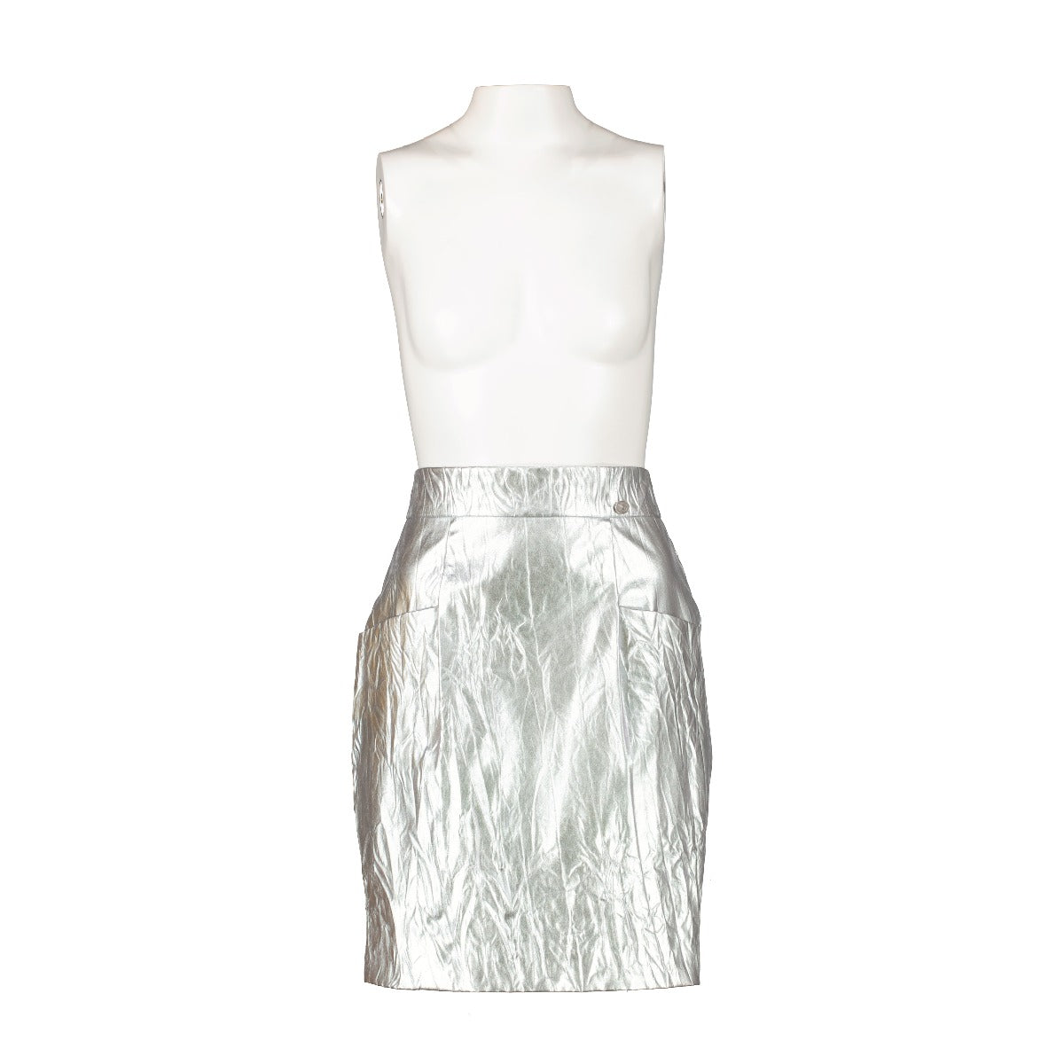 Shop second hand Chanel P47766 Silver Skirt on www.labellov.com