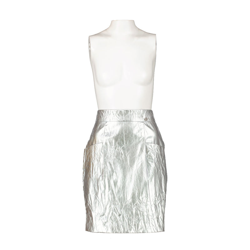 Shop second hand Chanel P47766 Silver Skirt on www.labellov.com
