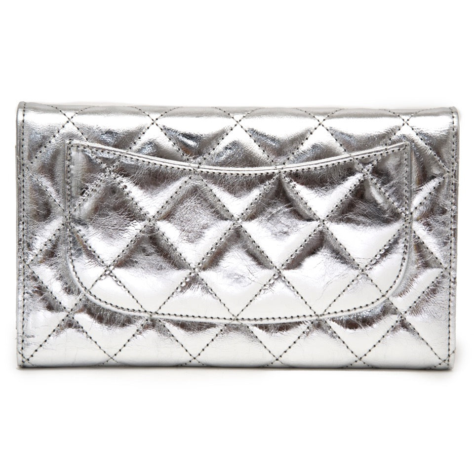 koop veilig online aan de beste prijs Chanel Silver 2,55 Wallet webshop labellov, antwerpen