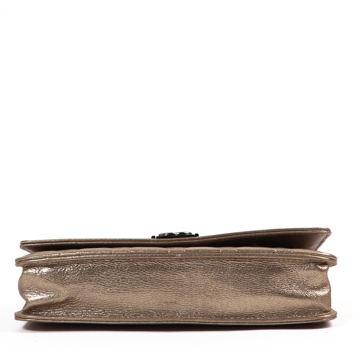 Chanel Metallic Gold Boy Wallet On Chain