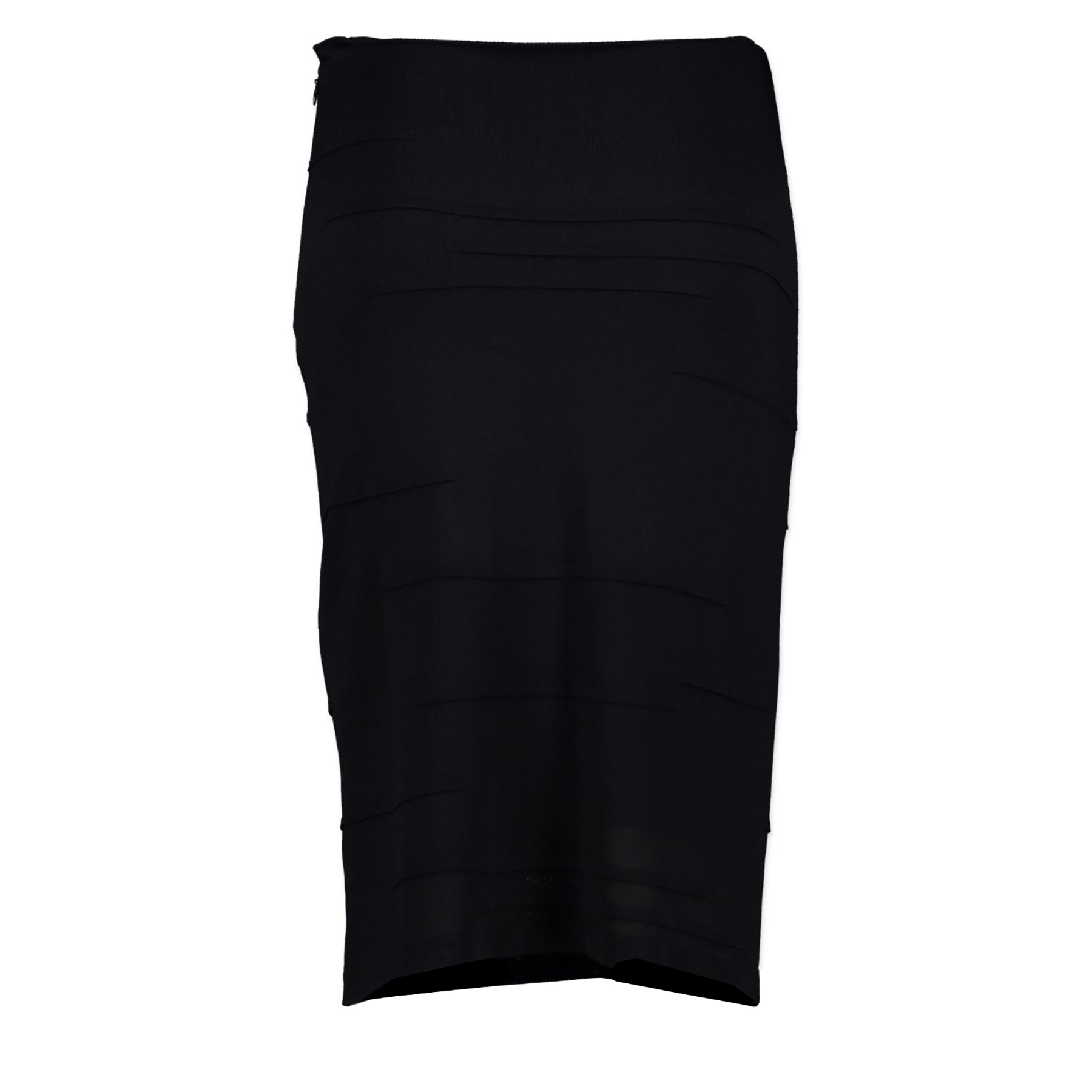 Buy authentic secondhand Chanel Black Tweed A-line Pencil Skirt at the right price online safe and secure at LabelLOV Antwerp Belgium