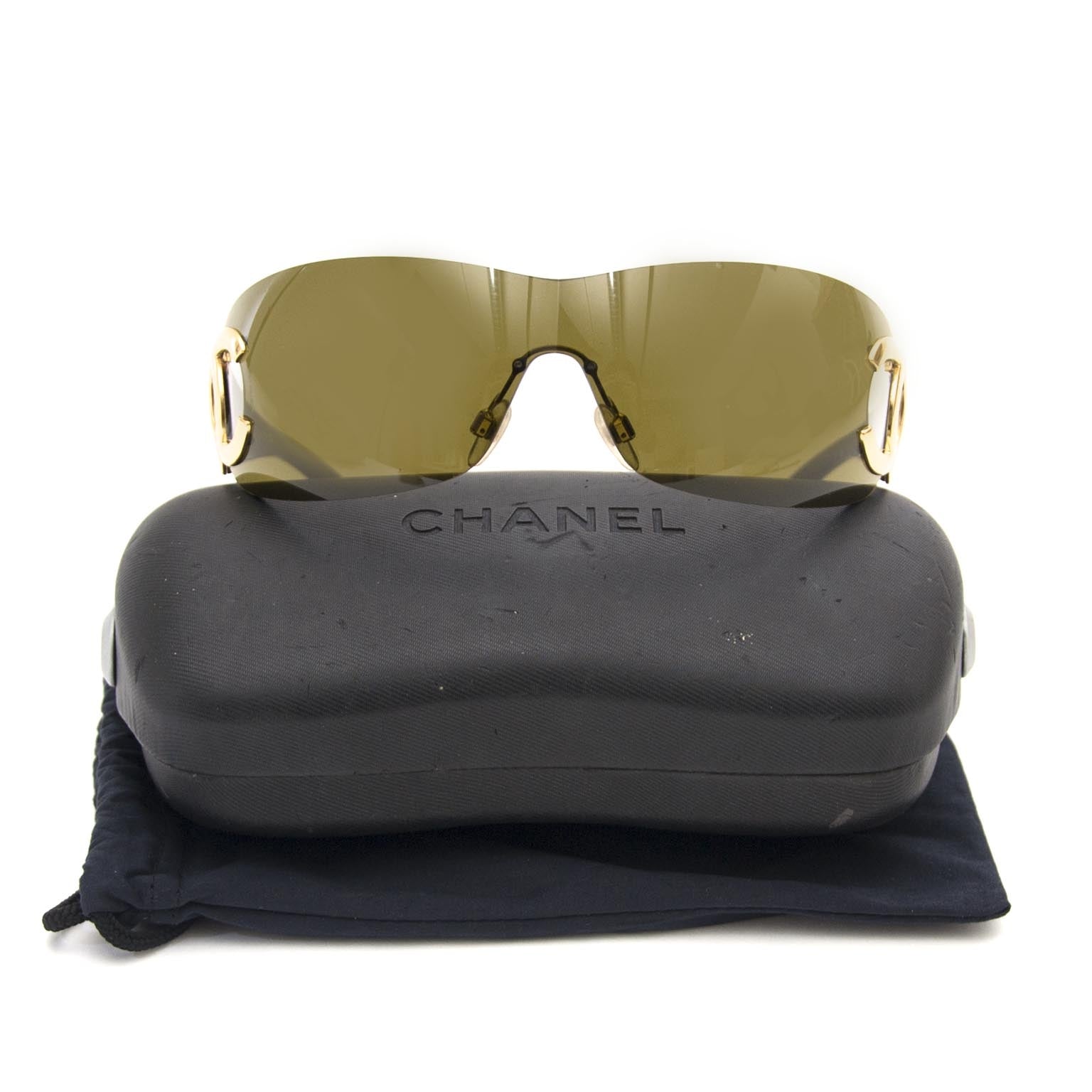 Chanel Black 4119 Rimless Shield Cc Logo en ligne chez labellov.com pour le meilleur prix